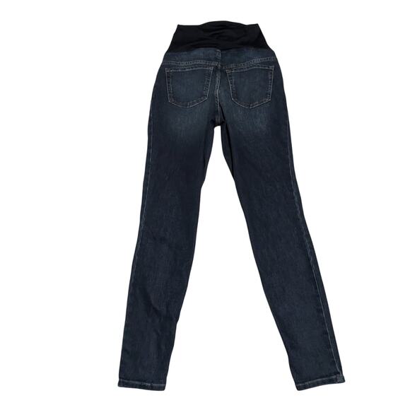 Ingrid + Isabel Maternity Women's Skinny Jeggings Jeans Size 2 Dark Wash - Picture 3 of 5